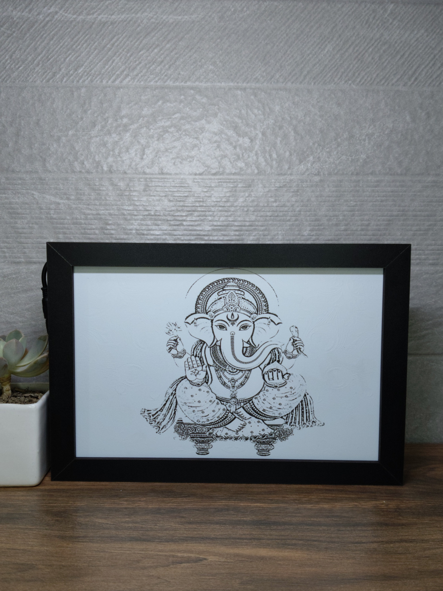 4D Ganesh Ji Photo Frame