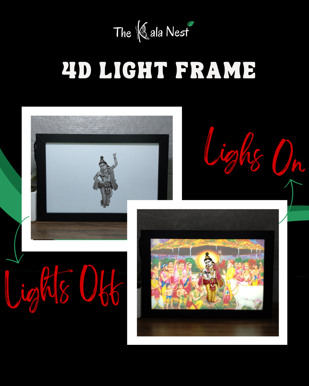 Govardhan Leela 4D Frame