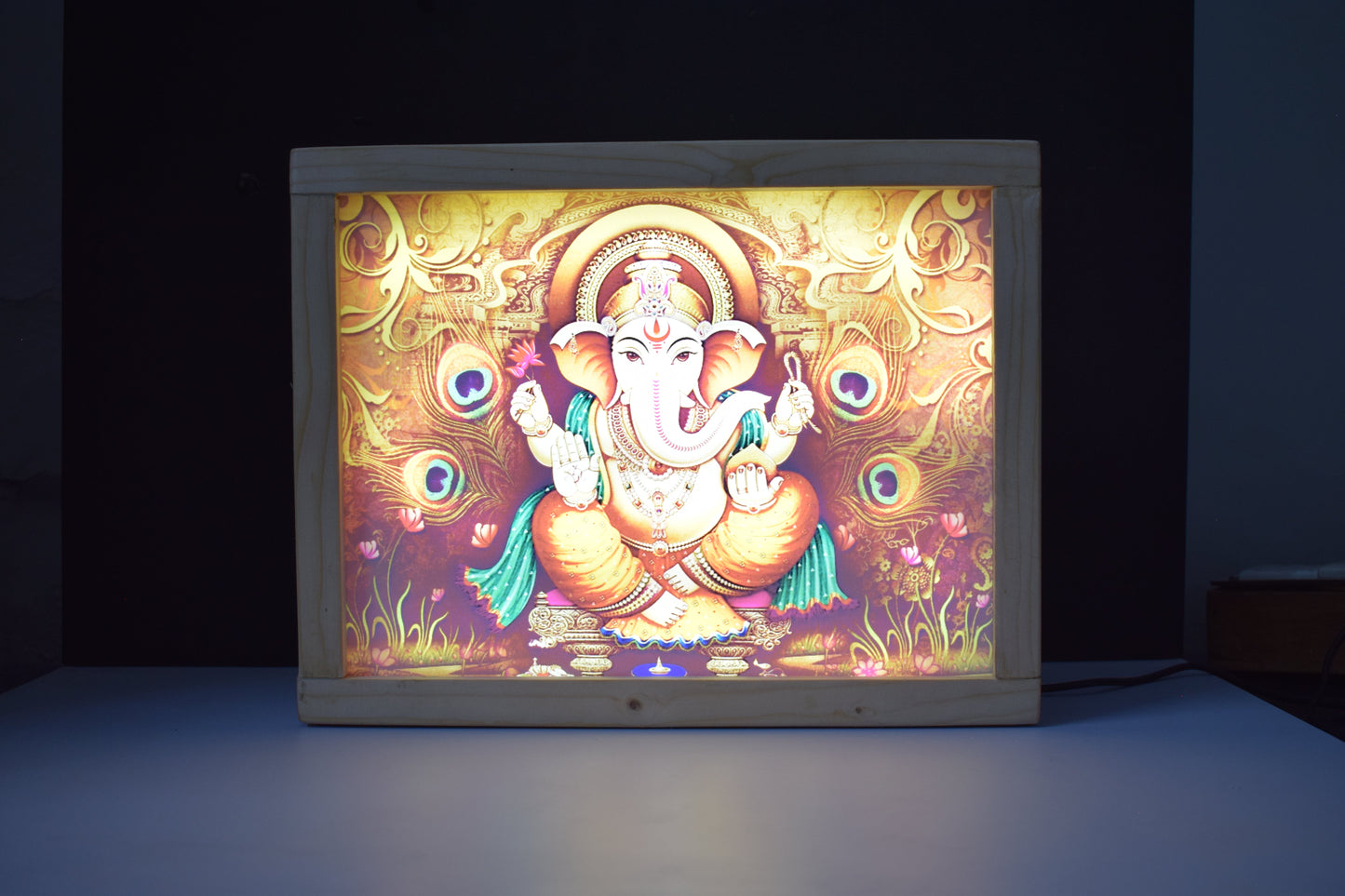 4D Ganesh Ji Photo Frame
