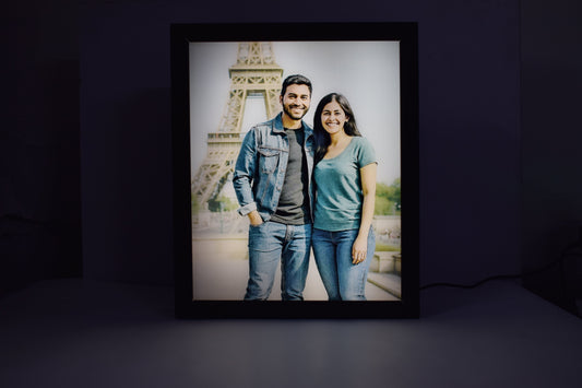 Custom 4D Couple Photo Frame